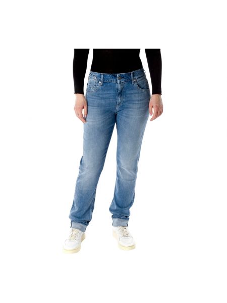 Slim fit boyfriend jeans Replay blau