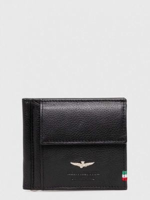 Usnjena denarnica Aeronautica Militare črna
