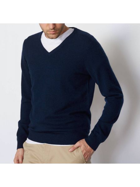 Кашемировый пуловер с V-образным вырезом La Redoute Collections