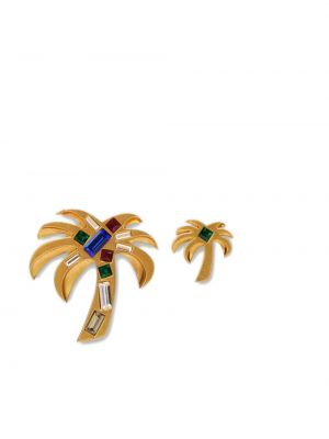 Σκουλαρίκια Palm Angels χρυσό