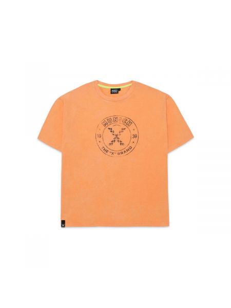 Koszulka z krótkim rękawem retro Munich pomarańczowa