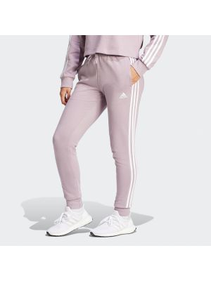 Pantalones a rayas Adidas Sportswear rosa