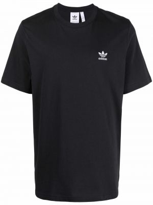 Camiseta con bordado Adidas negro