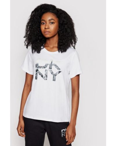 DKNY Sport Póló DP1T8009 Fehér Regular Fit