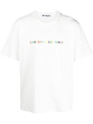 T-shirt Sunnei blanc