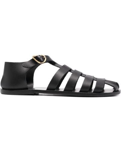 Iš natūralios odos sandalai Ancient Greek Sandals juoda