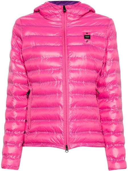 Kapucnis könnyű kabát Blauer rózsaszín