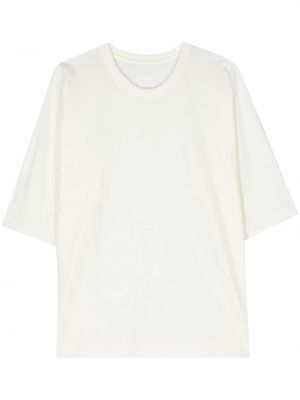 T-shirt en coton plissé Homme Plissé Issey Miyake blanc