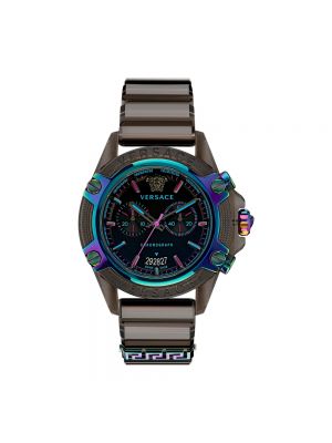 Sportlich transparenter armbanduhr Versace schwarz