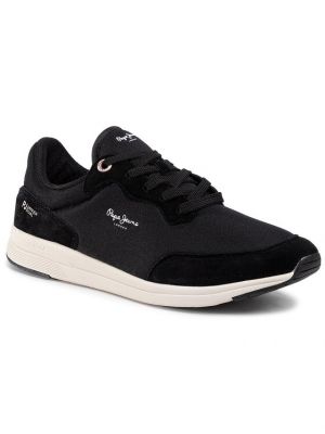 Sneakers Pepe Jeans μαύρο