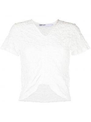 Тениска с v-образно деколте Bimba Y Lola бяло