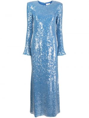 Μάξι φόρεμα με παγιέτες Lapointe μπλε