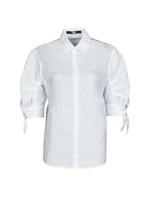 Bluza s mašnom Karl Lagerfeld bijela