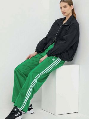 Spodnie sportowe relaxed fit Adidas Originals zielone