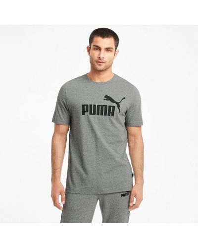 Camiseta de manga larga manga larga manga larga Puma gris