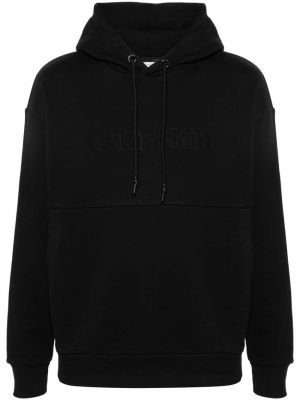 Kapučdžemperis ar izšuvumiem Calvin Klein melns