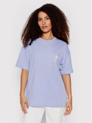 T-shirt large Converse violet