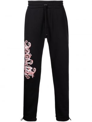 Sportovní kalhoty s potiskem s paisley potiskem Amiri černé