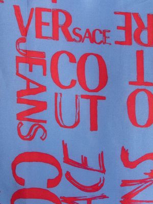 Seiden schal mit print Versace Jeans Couture