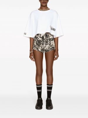 Shorts en coton à imprimé Dolce & Gabbana Dgvib3