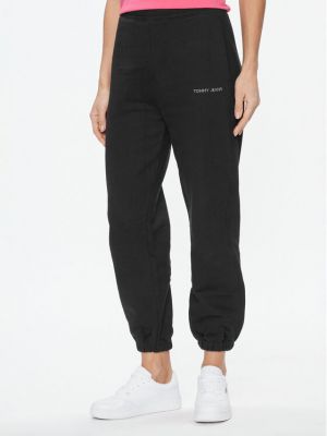 Pantalon de joggings large Tommy Jeans noir