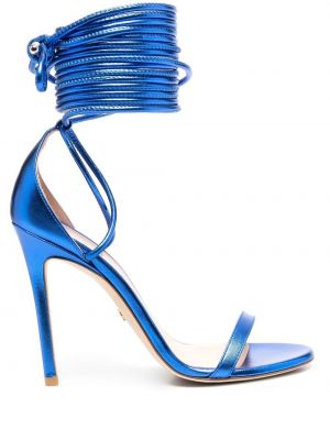 Sandali con tacco Stuart Weitzman blu