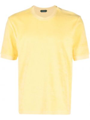 Tričko Zanone žltá