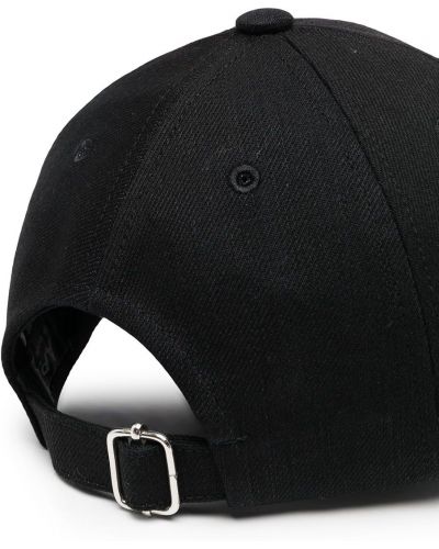 Gorra con bordado A.p.c. negro