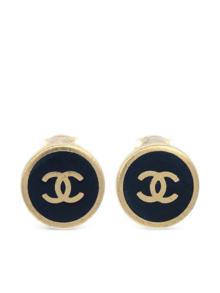 Boucles d'oreilles à clips à boutons Chanel Pre-owned