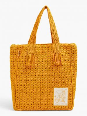 Хлопковая сумка Zimmermann желтая