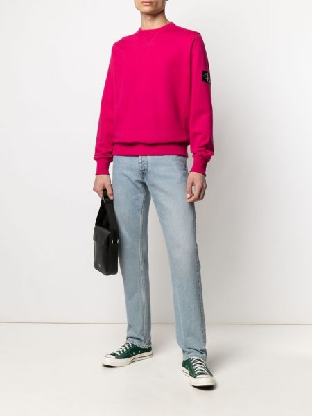 Sudadera Calvin Klein Jeans rosa