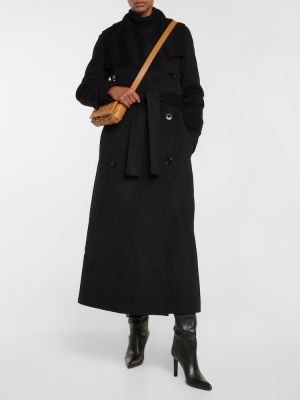 Vlněný kabát Dorothee Schumacher černý