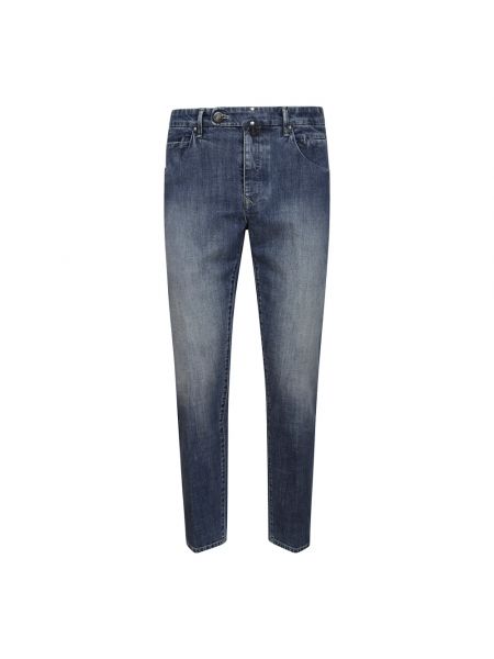 Skinny jeans mit taschen Incotex blau