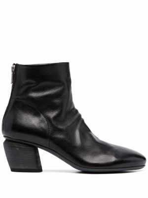 Leder ankle boots Officine Creative schwarz