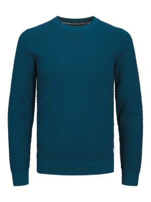 Пуловер Jack&jones синьо
