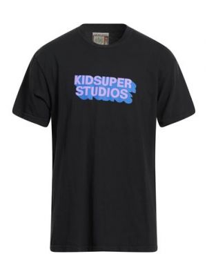 T-shirt di cotone Kidsuper Studios nero
