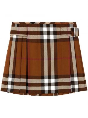 Mini suknja Burberry smeđa