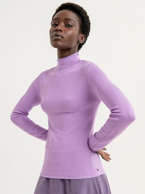 Фиолетовый однотонный свитер Surkana