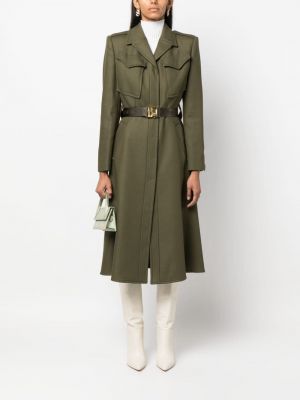 Kabát Elisabetta Franchi zelený