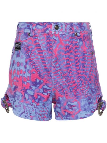 Jeans shorts Versace Jeans Couture pink