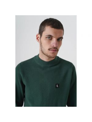 Sweter z okrągłym dekoltem Kultivate zielony
