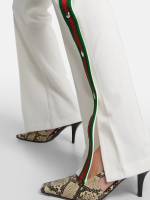 Pruhované rovné kalhoty Gucci