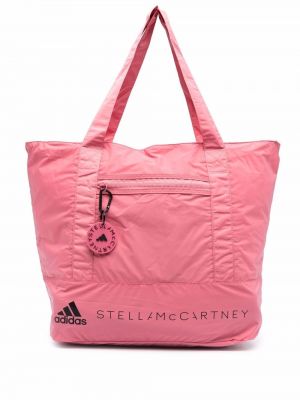 Bolso shopper con estampado Adidas By Stella Mccartney rosa
