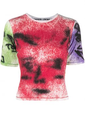 T-krekls ar apdruku Chopova Lowena sarkans