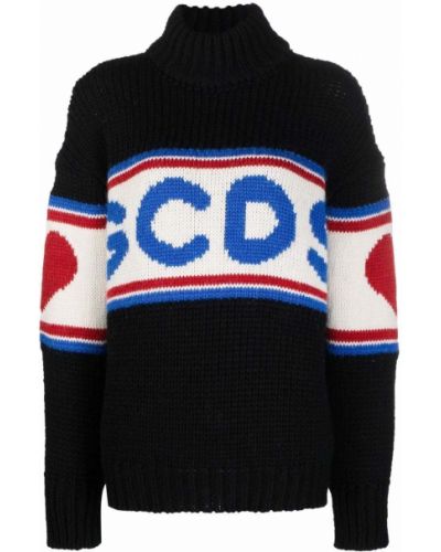 Пуловер Gcds черно