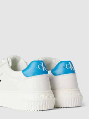 Sneakersy z nadrukiem Calvin Klein białe