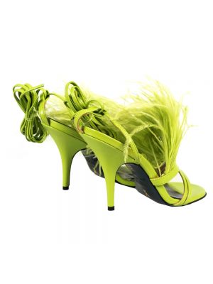 Sandali di pelle Patrizia Pepe verde