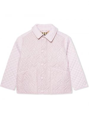 Vattert jakke for jenter Burberry Kids rosa