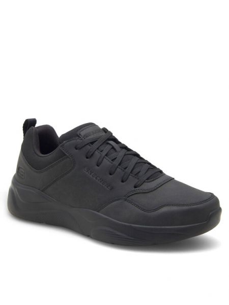 Черные кроссовки Skechers