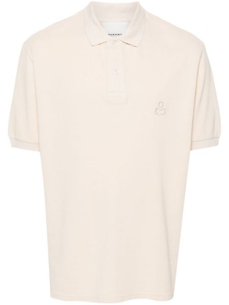 Poloshirt med broderier Marant